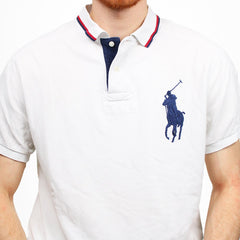 Ralph Lauren Vintage Big Pony Shirt - Farbe: White - Größe: XL - VintageR2