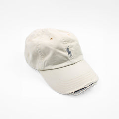 Ralph Lauren Vintage Cap Trashed - Farbe: Beige - Größe: One Size - VintageR2