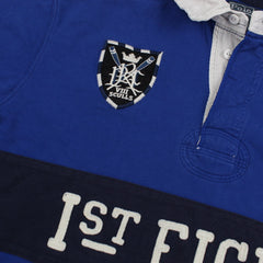 Ralph Lauren Vintage Chief Keef in Blau Schwarz Größe XL