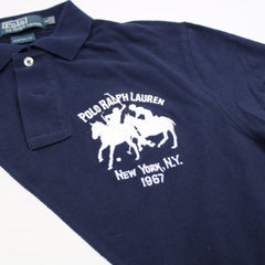 Ralph Lauren Vintage Chief Keef New York Polo - Farbe: Navy - Größe: S - VintageR2