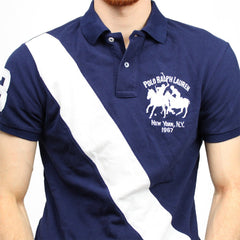 Ralph Lauren Vintage Chief Keef New York Polo - Farbe: Navy - Größe: S - VintageR2