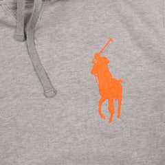 Ralph Lauren Vintage Hoodie in Grau Orange Größe M