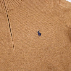 Ralph Lauren Vintage Strickpullover Troyer - Farbe: Peru - Größe: L - VintageR2