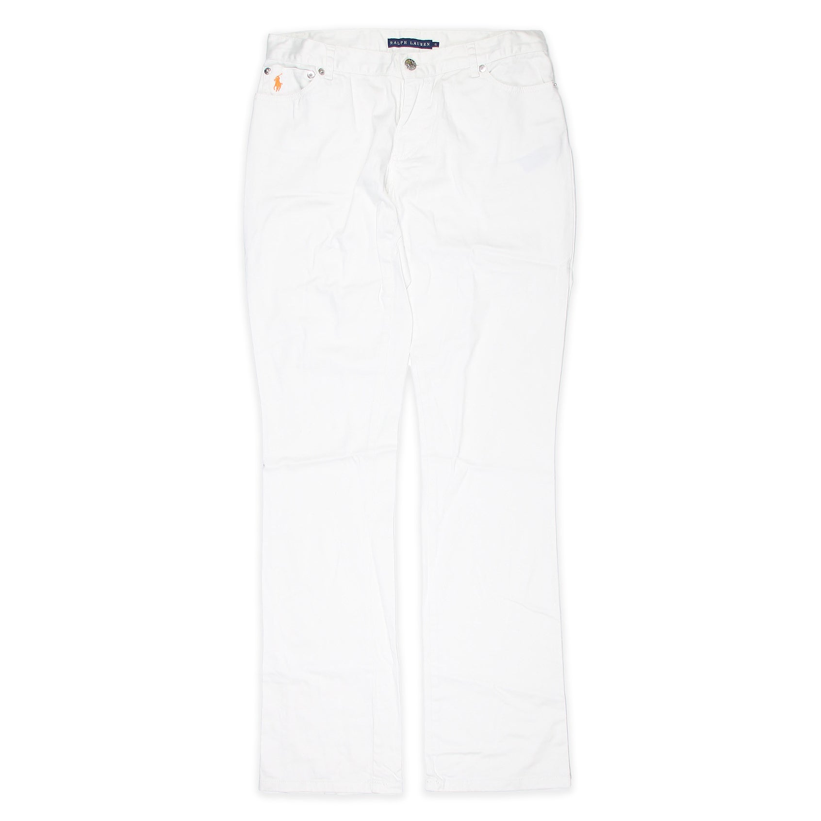 Ralph Lauren Vintage Super - Slim - Jeans Sommer Weiß
