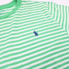 Ralph Lauren Vintage T-Shirt gestreift - Farbe: Green - Größe: S - VintageR2