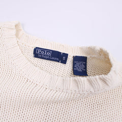 Ralph Lauren Vintage USA Sweater - Farbe: Beige - Größe: S - VintageR2