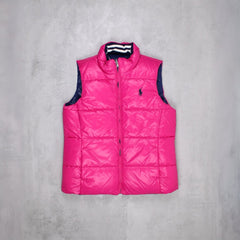 Ralph Lauren Vintage Wendeweste Glanz - Farbe: Pink - Größe: S - VintageR2