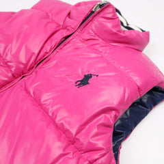 Ralph Lauren Vintage Wendeweste Glanz - Farbe: Pink - Größe: S - VintageR2
