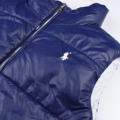 Ralph Lauren Vintage Wendeweste Glanz - Farbe: White - Größe: S - VintageR2