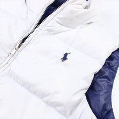Ralph Lauren Vintage Wendeweste Glanz - Farbe: White - Größe: S - VintageR2