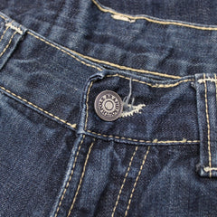Southpole Vintage Denim Jeans Y2K Print - Farbe: Navy - Größe: M - VintageR2