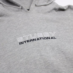 Stüssy International Vintage Hoodie - Farbe: Grey - Größe: L - VintageR2