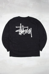 Stüssy Longsleeve mit back print - Farbe: Black - Größe: L - VintageR2
