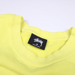 Stüssy Pullover Middle Logo - Farbe: Gold - Größe: M - VintageR2