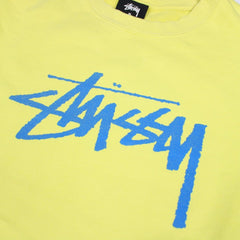 Stüssy Pullover Middle Logo - Farbe: Gold - Größe: M - VintageR2