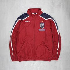Umbro Vintage England Tracksuit - Farbe: Red - Größe: M - VintageR2