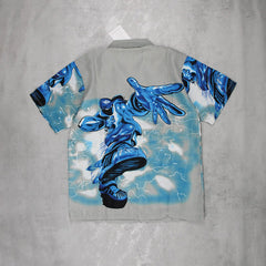 Vintage Limp Bizkit Polo Shirt - Farbe: Grey - Größe: M - VintageR2