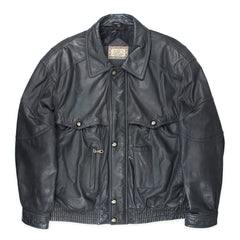 Vintage schwere Lederjacke