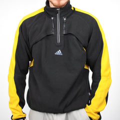 Adidas 2-in-1 Fleece Weste - Farbe: Black - Größe: L - vintageR2