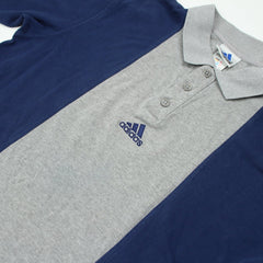 Adidas Vintage Polo Shirt - Farbe: Navy - Größe: L - vintageR2