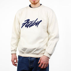 Fubu Sports Vintage Sweater - Farbe: Beige - Größe: L - VintageR2