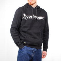 Lacoste Sport Hoodie - Farbe: Black - Größe: L - VintageR2