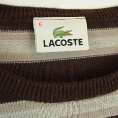 Lacoste Vintage gestreifter Sweater - Farbe: Peru - Größe: L - Round Two