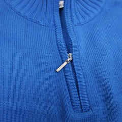 Lacoste Vintage Knit Troyer - Farbe: RoyalBlue - Größe: M - vintageR2