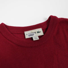 Lacoste Vintage Longsleeve - Farbe: Red - Größe: M - vintageR2
