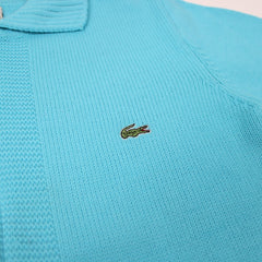 Lacoste Vintage Troyer - Farbe: Turquoise - Größe: M - vintageR2