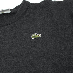 Lacoste Vintage Woll Sweater - Farbe: Grey - Größe: S - vintageR2