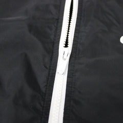 Nike gestreifte Trackjacket - Farbe: Black - Größe: M - vintageR2