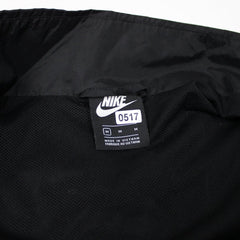 Nike gestreifte Trackjacket - Farbe: Black - Größe: M - vintageR2