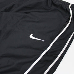 Nike gestreifte Trackpants - Farbe: Black - Größe: M - vintageR2