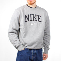 Nike Spellout Sweater - Farbe: Grey - Größe: L - VintageR2