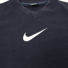 Nike Vintage Center Solo Swoosh Sweater - Farbe: Navy - Größe: M - vintageR2