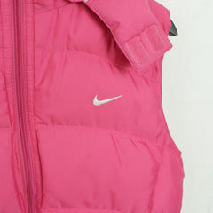 Nike Vintage Daunenweste - Farbe: Pink - Größe: M - vintageR2