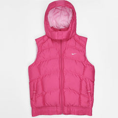 Nike Vintage Daunenweste - Farbe: Pink - Größe: M - VintageR2