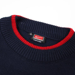 Nike Vintage Knit Sweater - Farbe: Navy - Größe: L - vintageR2