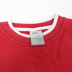 Nike Vintage Solo Center Swoosh Sweater - Farbe: Red - Größe: S - vintageR2