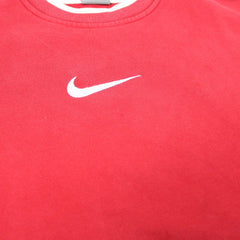 Nike Vintage Solo Center Swoosh Sweater - Farbe: Red - Größe: S - vintageR2