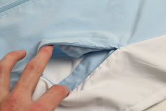 Nike Vintage Solo Swoosh Harrington - Farbe: LightSkyBlue - Größe: L - vintageR2