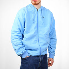 Nike Vintage Solo Swoosh Sweatjacke - Farbe: LightSkyBlue - Größe: L - VintageR2