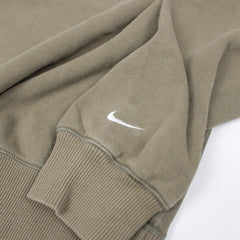 Nike Vintage Spellout Sweater - Farbe: Olive - Größe: M - vintageR2