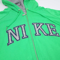 Nike Vintage Spellout Sweatjacke - Farbe: Green - Größe: L - vintageR2
