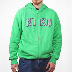 Nike Vintage Spellout Sweatjacke - Farbe: Green - Größe: L - VintageR2