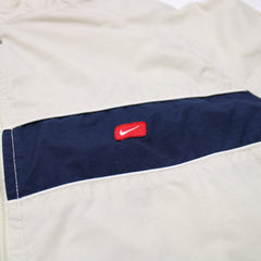 Nike Vintage Trackjacket - Farbe: Beige - Größe: M - vintageR2