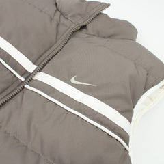 Nike Vintage Wendeweste gestreift - Farbe: White - Größe: M - VintageR2