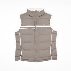 Nike Vintage Wendeweste gestreift - Farbe: White - Größe: M - VintageR2