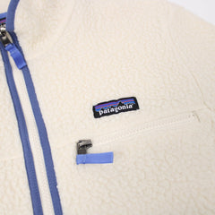 Patagonia Retro Pile Fleecejacke - Farbe: Beige - Größe: M - vintageR2